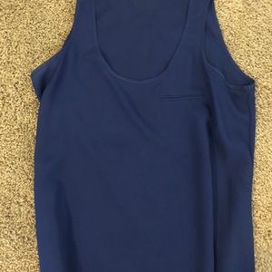 Blue tank top for nights out